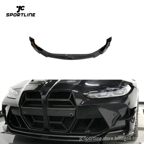 Carbon Fiber Front Lip Kit 3pcs/set for BMW 3/4 Series G80/G82/G83 M3/M4 2021-2022